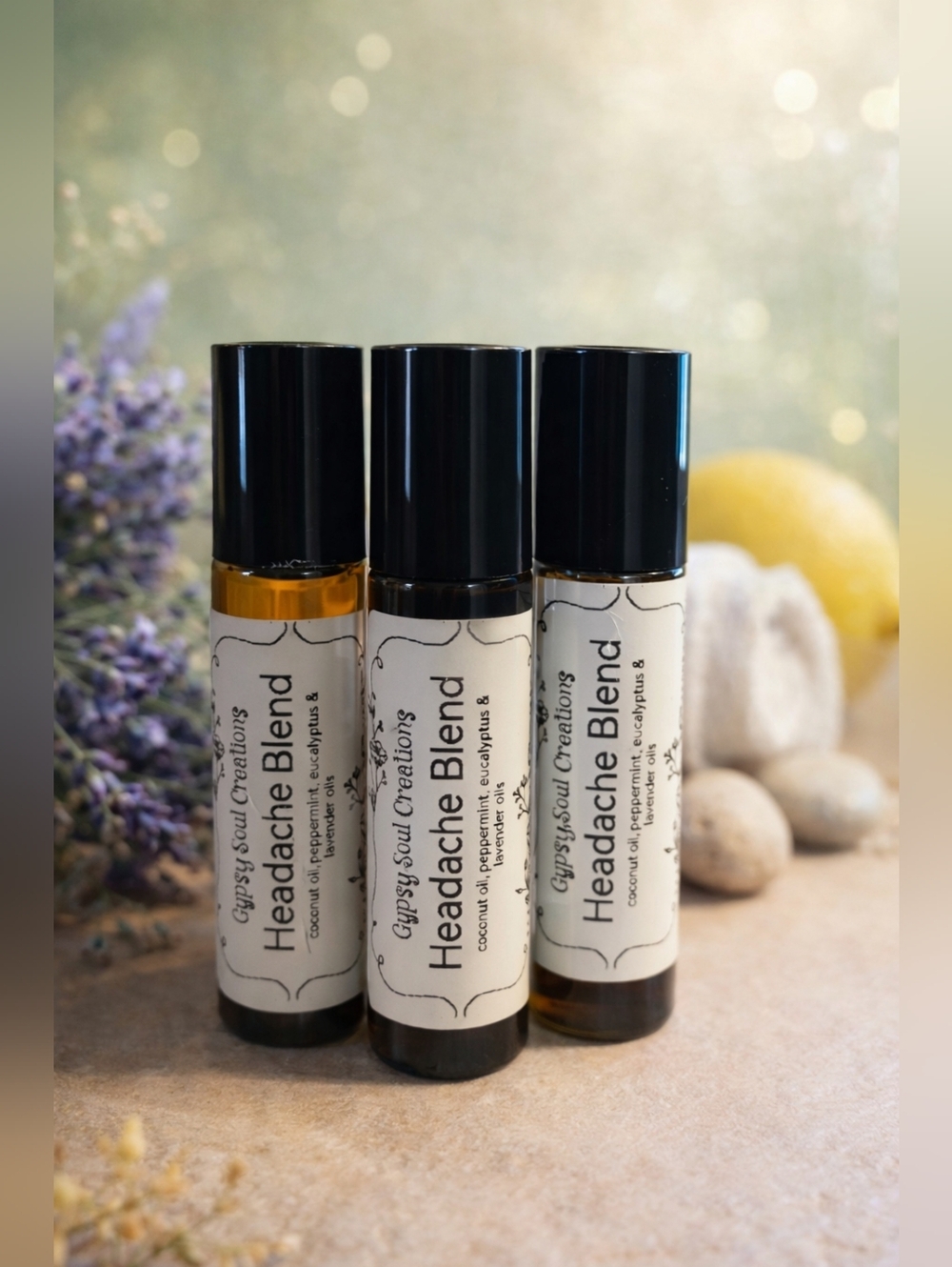 Hand Crafted|| 🌿 Headache & Migraine Relief Essential Oil Blend 🌿